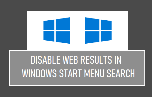 在 Windows 开始菜单搜索中禁用 Web 结果