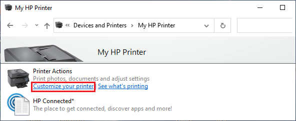自定义您的打印机选项