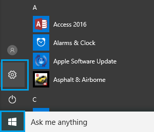 Windows 开始按钮和设置图标