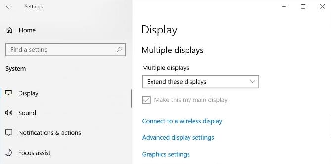 在Windows10中设置双显示器的3个简单步骤
