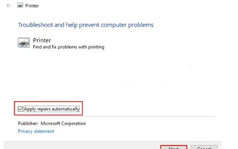 修复打印机在Windows11/10上处于错误状态